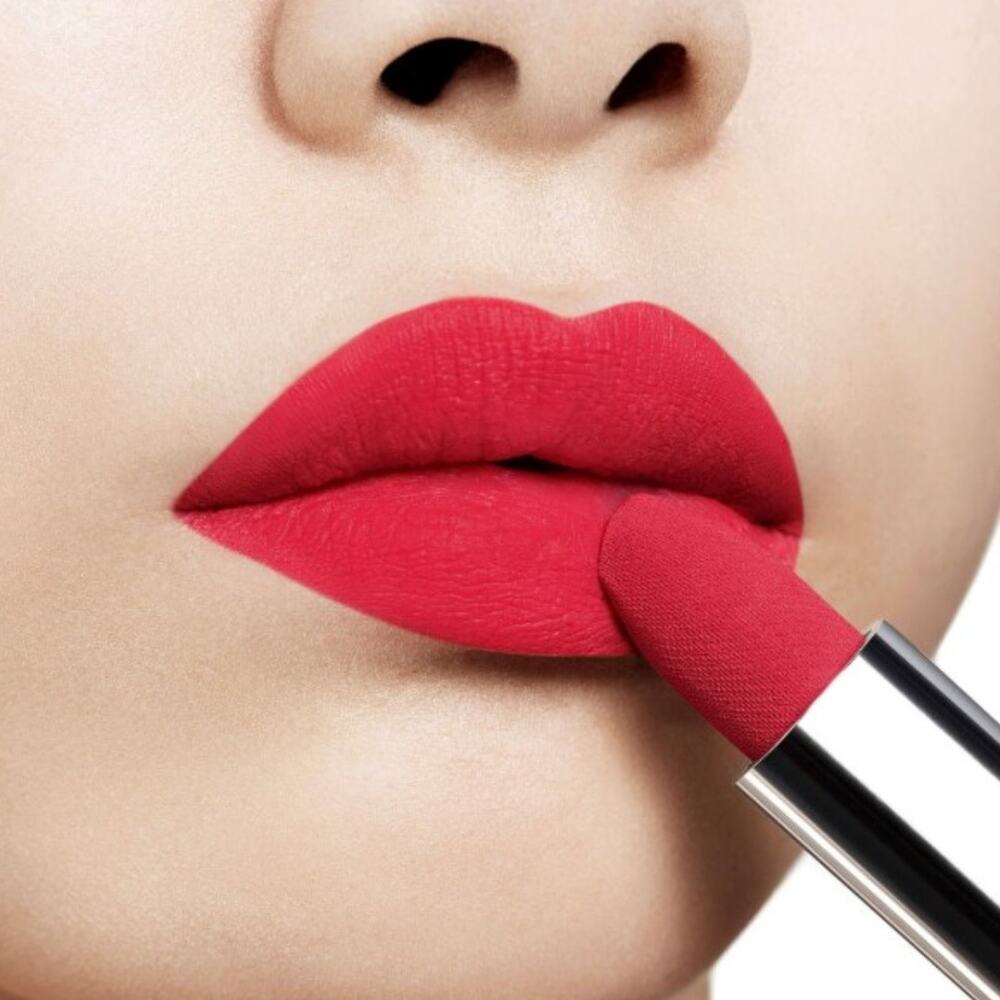 DIOR $50 Rouge Dior Refillable Lipstick in 760 Favorite Velvet Finish NIB - Picture 3 of 4